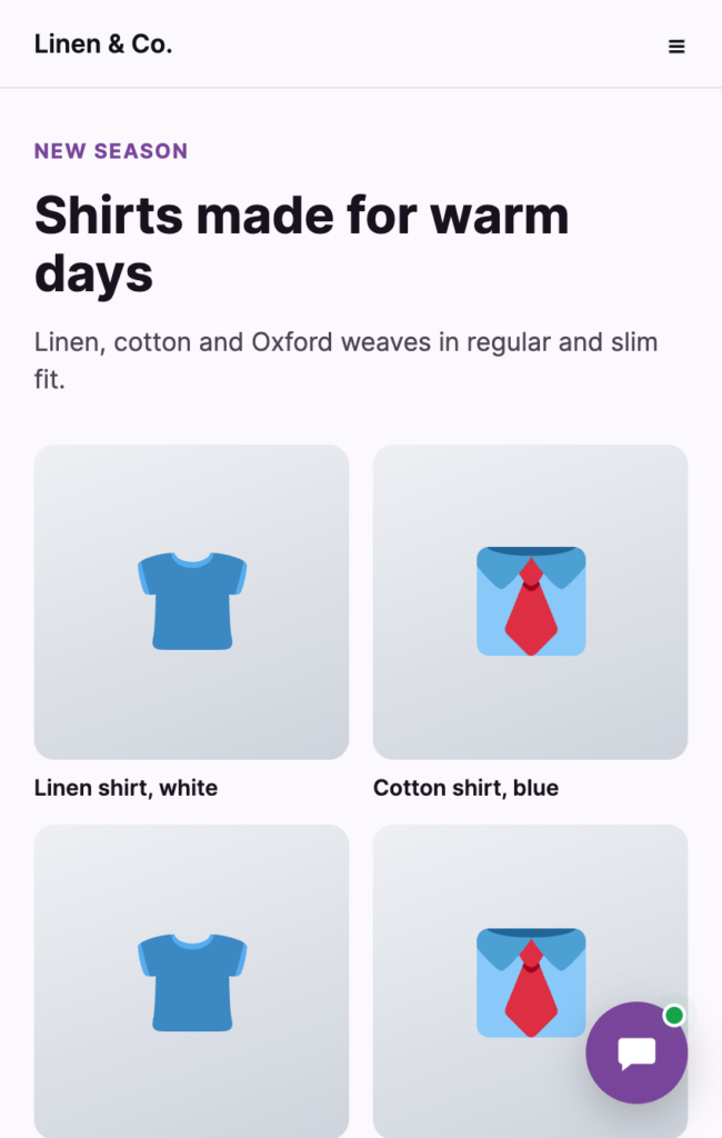 PMS Chat AI button with a green dot on a phone, a suggestion is waiting